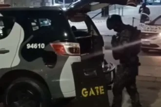 Gate é acionado e homem armado é preso após ameaçar policiais em Sto.André